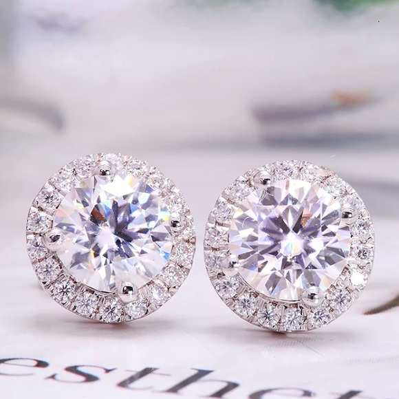 New classic shiny round earrings - Picture 3 of 6